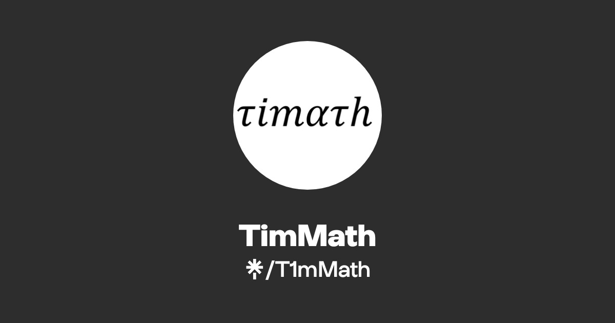Timatch TimMath | Linktree