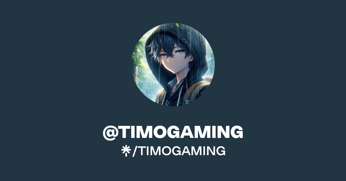 Timo Gamer TIMOGAMING | TikTok, Twitch | Linktree