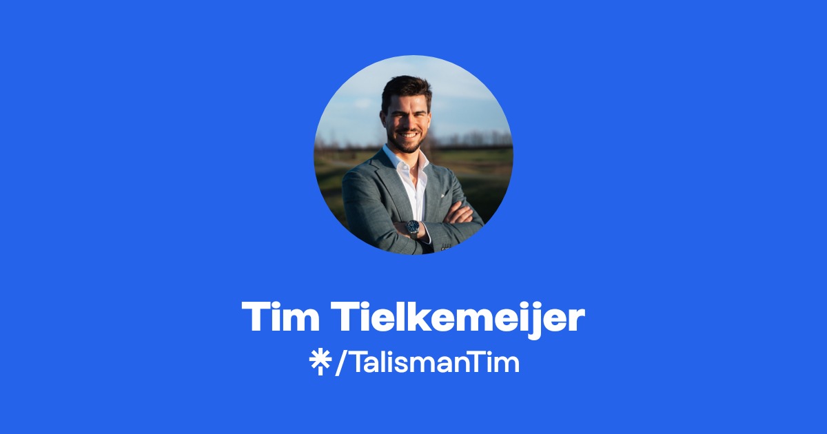 Tim Tielkemeijer Official: Instagram | Linktree