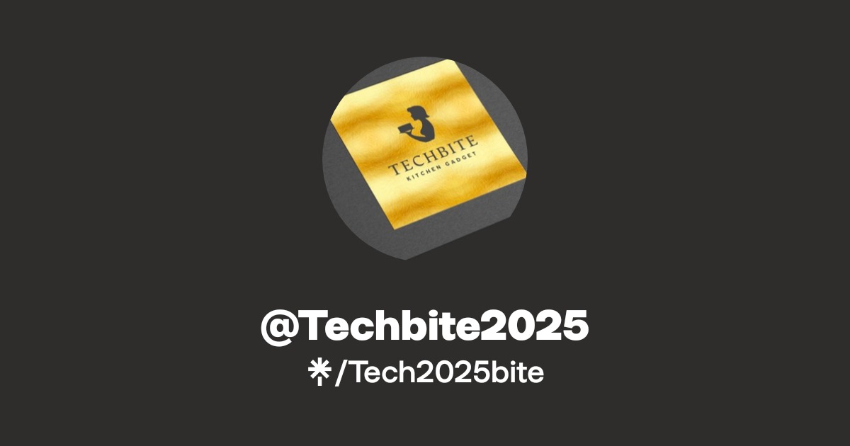 @Techbite2025 | Instagram | Linktree