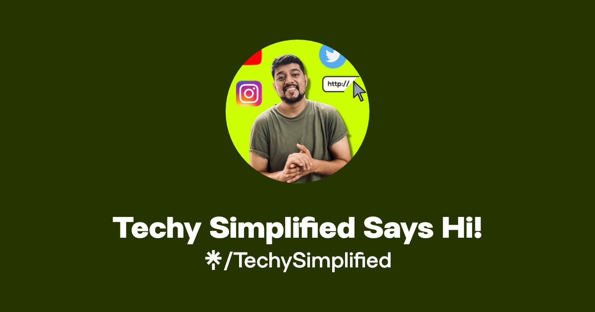 Techy Simplified : Awesome YouTube Tech Videos | Linktree