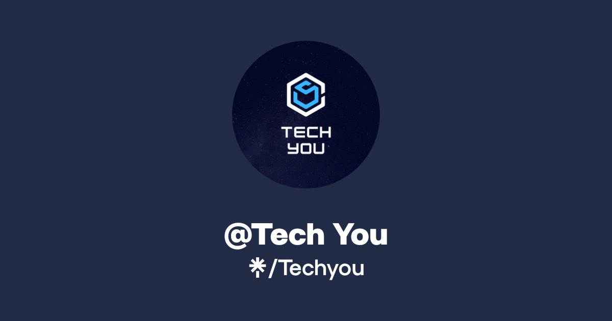@Tech You | Linktree