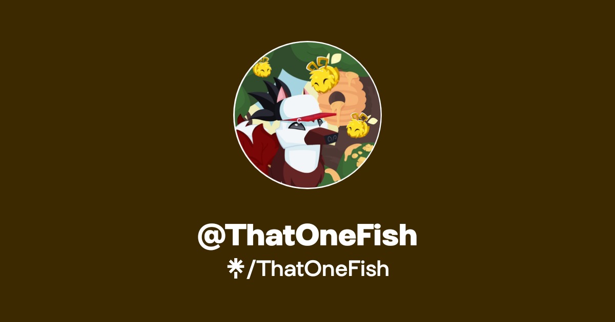 ThatOneFish | Instagram | Linktree