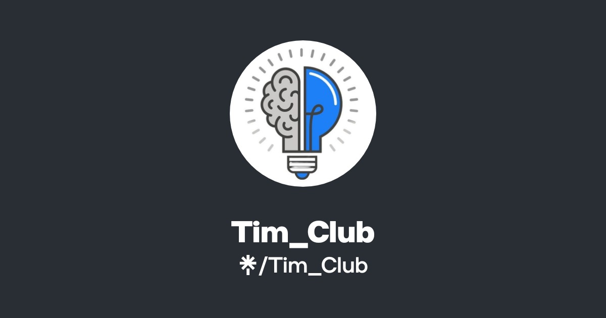Tim_Club | Instagram, Facebook | Linktree