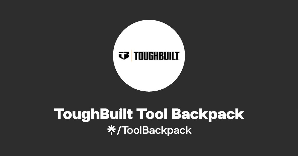 ToughBuilt Tool Backpack | Linktree