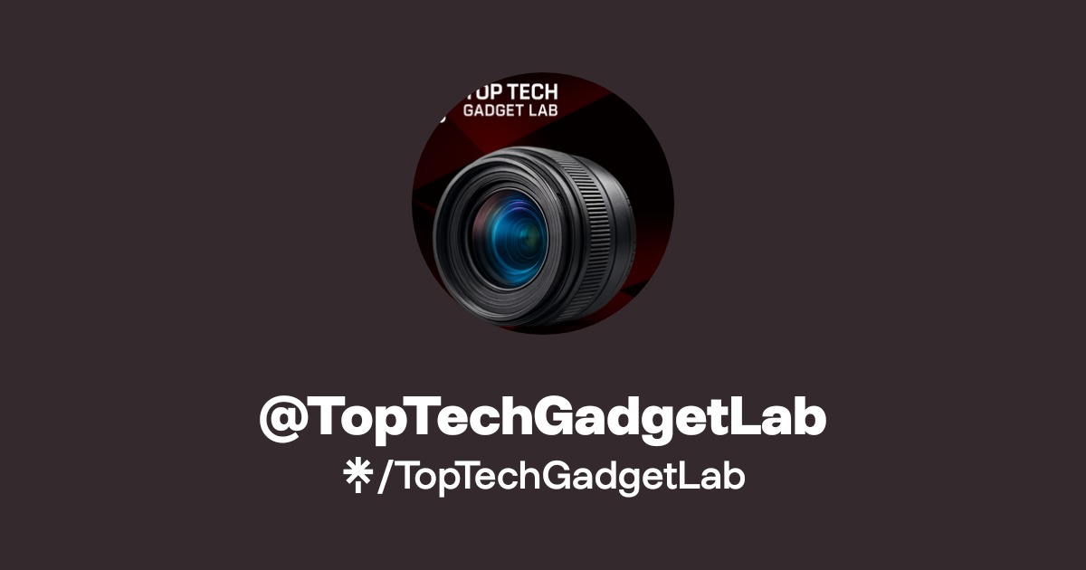 TopTechGadgetLab | Instagram | Linktree