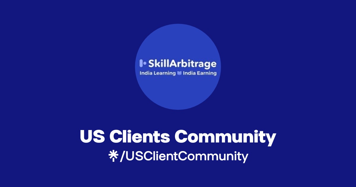 US Clients Community | Instagram | Linktree