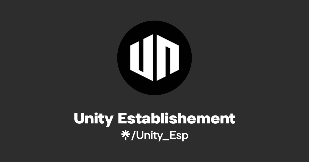 Unity Establishement | Twitter, Instagram | Linktree