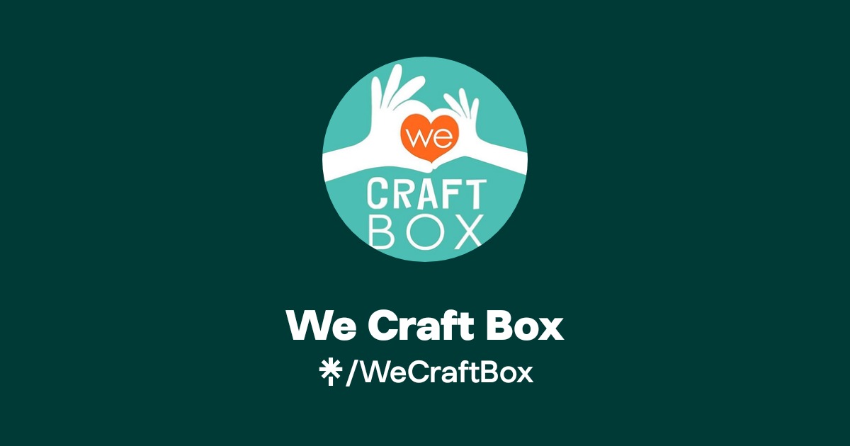 We Craft Box Official: Facebook | Linktree