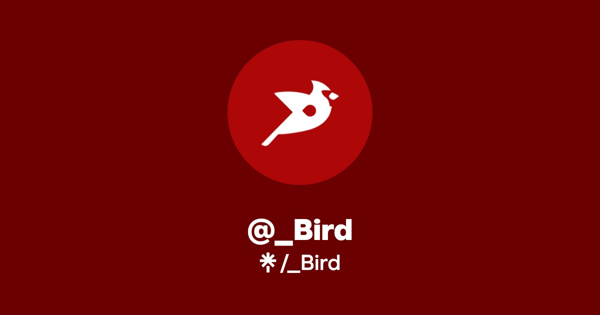 _Bird Official: X, Twitter | Linktree