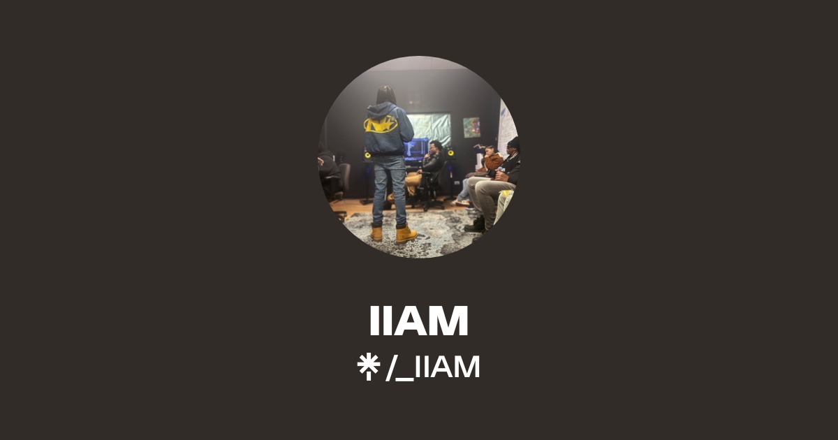 IIAM - Listen on YouTube, Apple Music - Linktree
