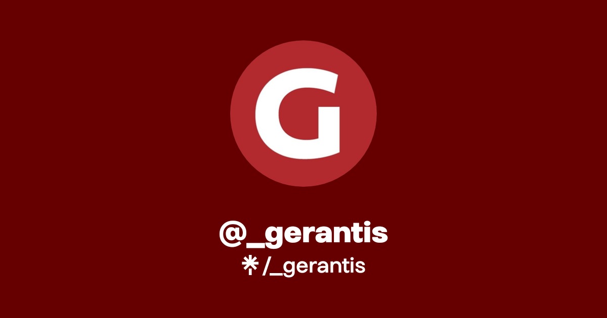 @_gerantis | Linktree
