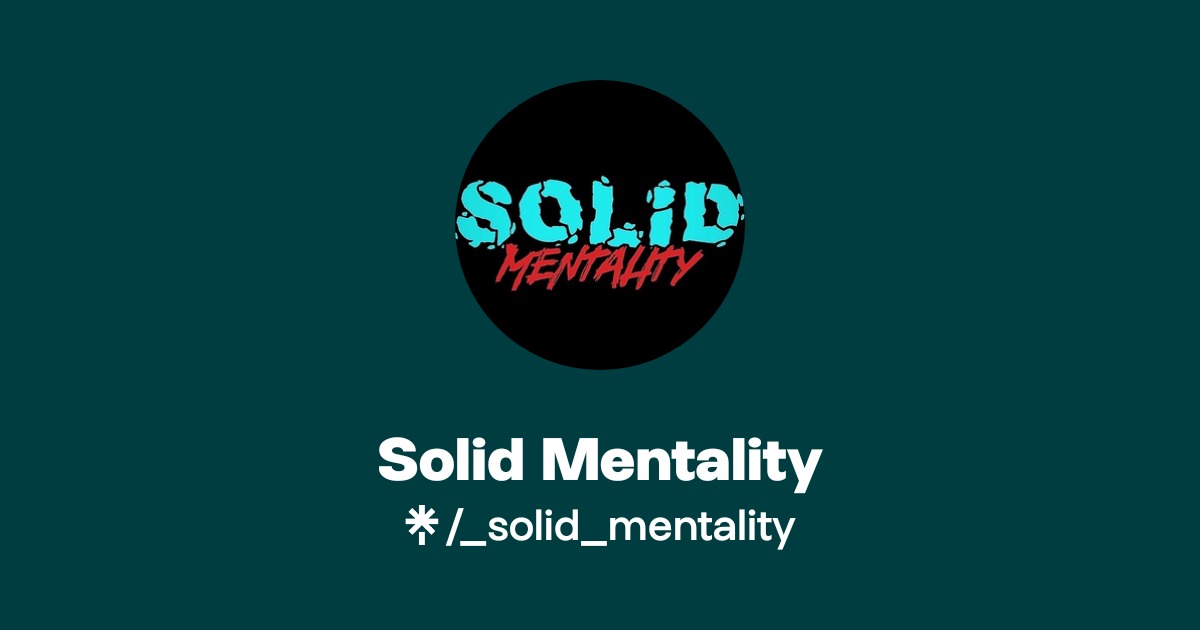 Solid Mentality | Linktree