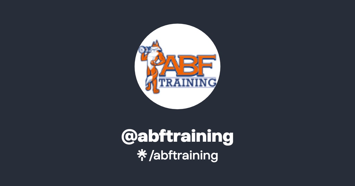 abftraining | Instagram, Facebook | Linktree