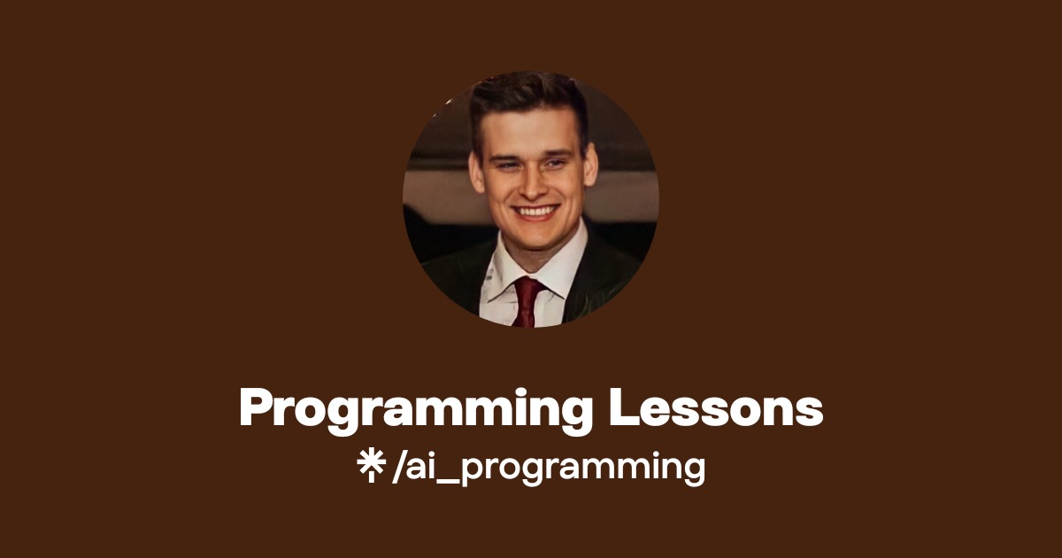 Programming Lessons | Linktree