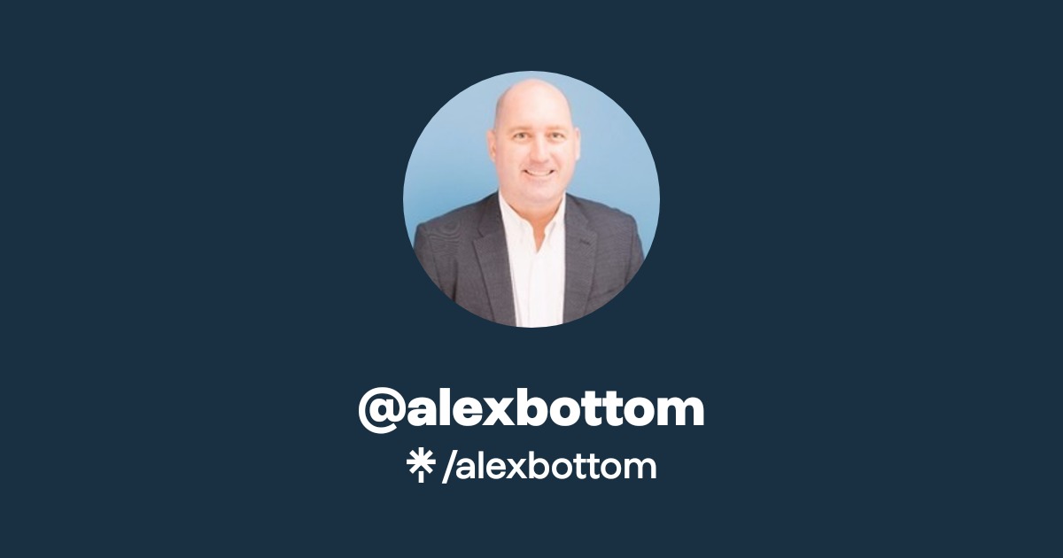alexbottom | Twitter, Instagram | Linktree