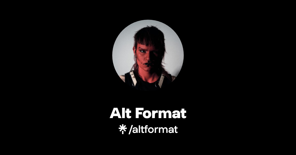 Alt Format | Instagram, TikTok | Linktree