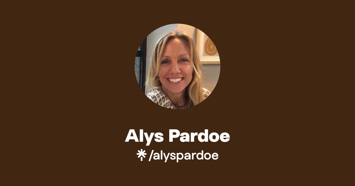 Alys Pardoe | Instagram, Facebook | Linktree