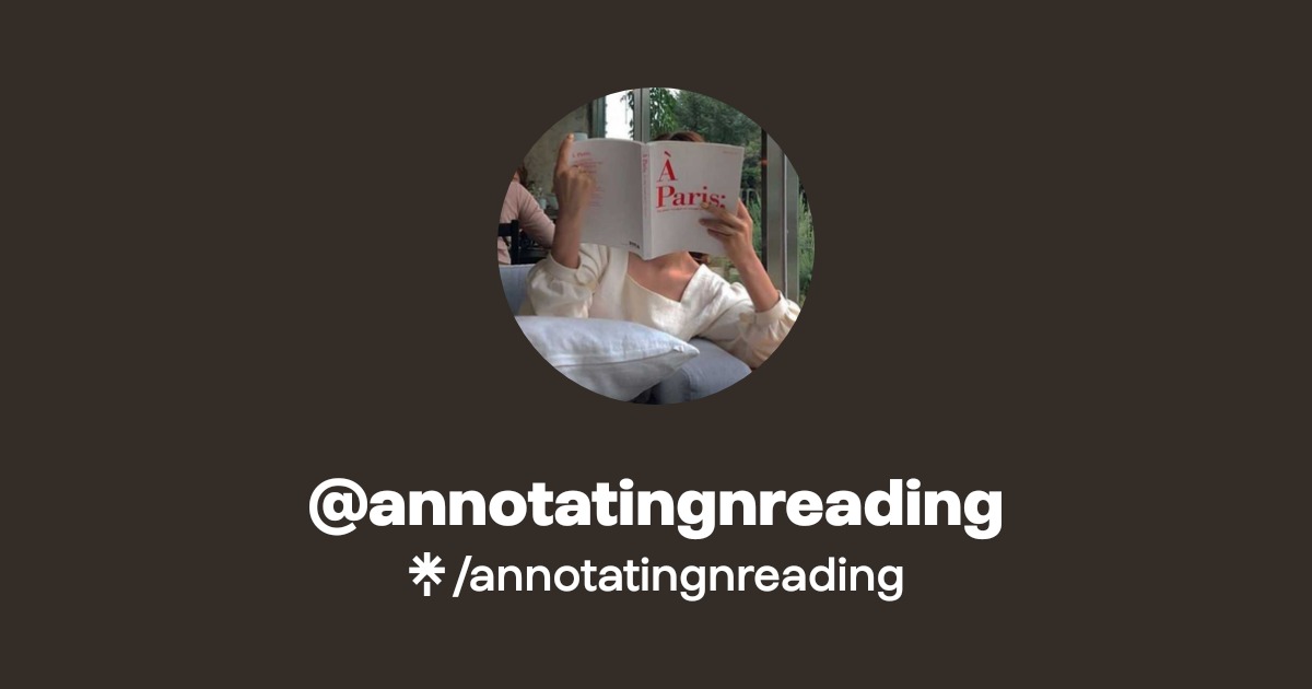 annotatingnreading | Instagram | Linktree