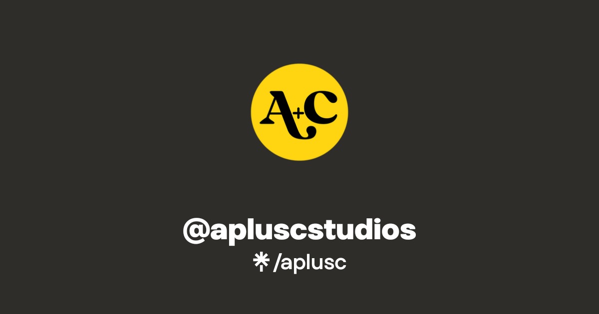 aplusc | Instagram, Facebook, TikTok | Linktree