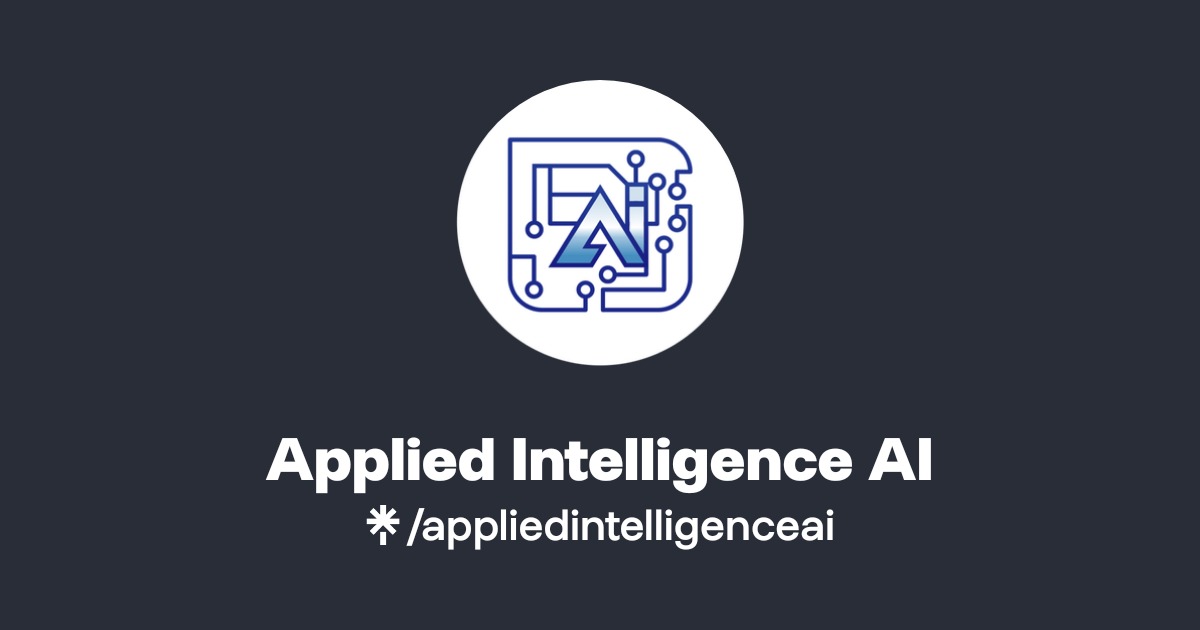 Applied Intelligence AI | Instagram | Linktree
