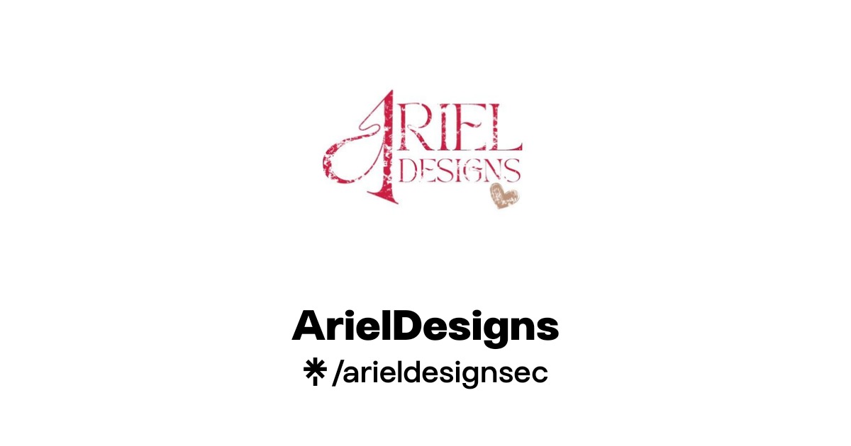 ArielDesigns | TikTok | Linktree