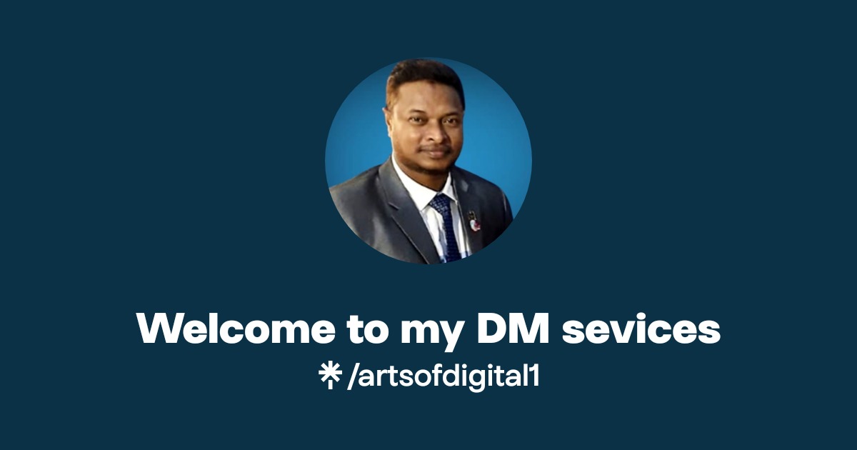 Welcome to my DM sevices | Instagram, Facebook | Linktree