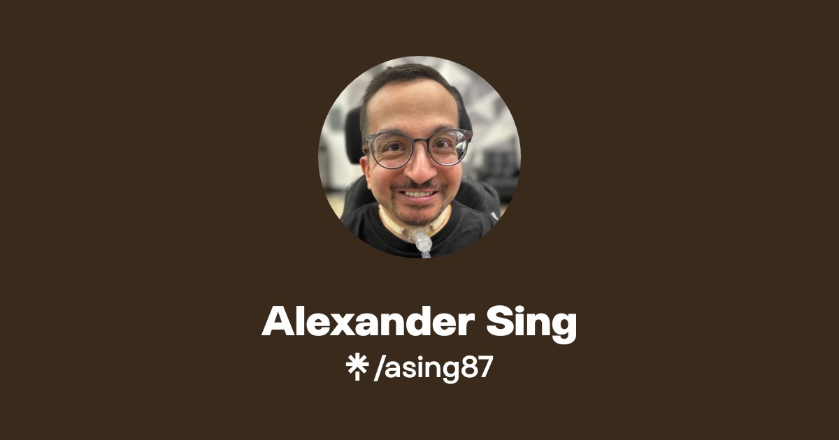 Alexander Sing | Instagram, Facebook, TikTok | Linktree