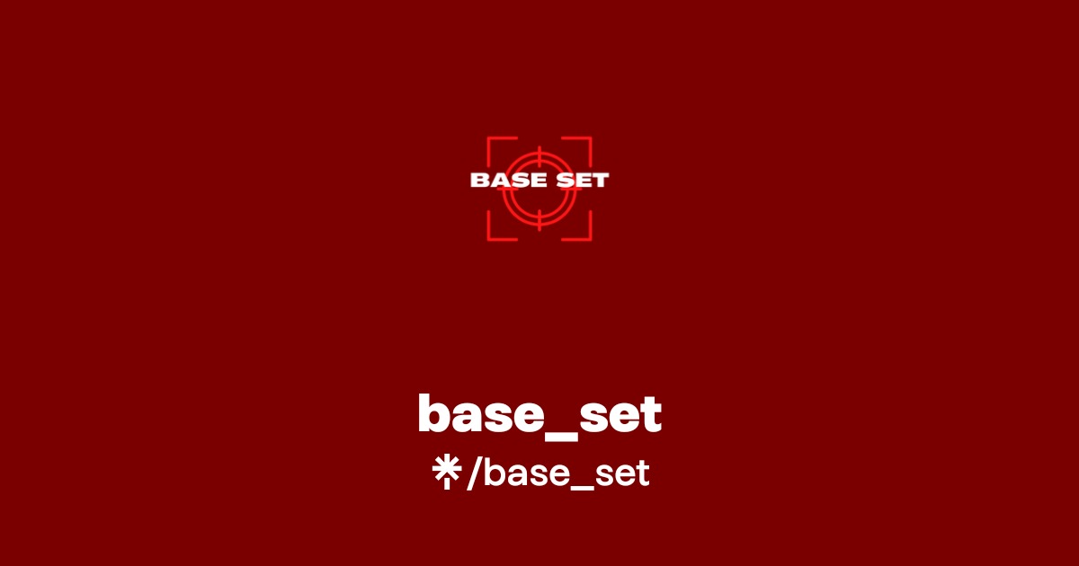 base_set | Instagram, TikTok, Twitch | Linktree