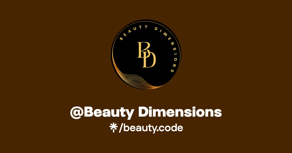 @Beauty Dimensions | Facebook | Linktree