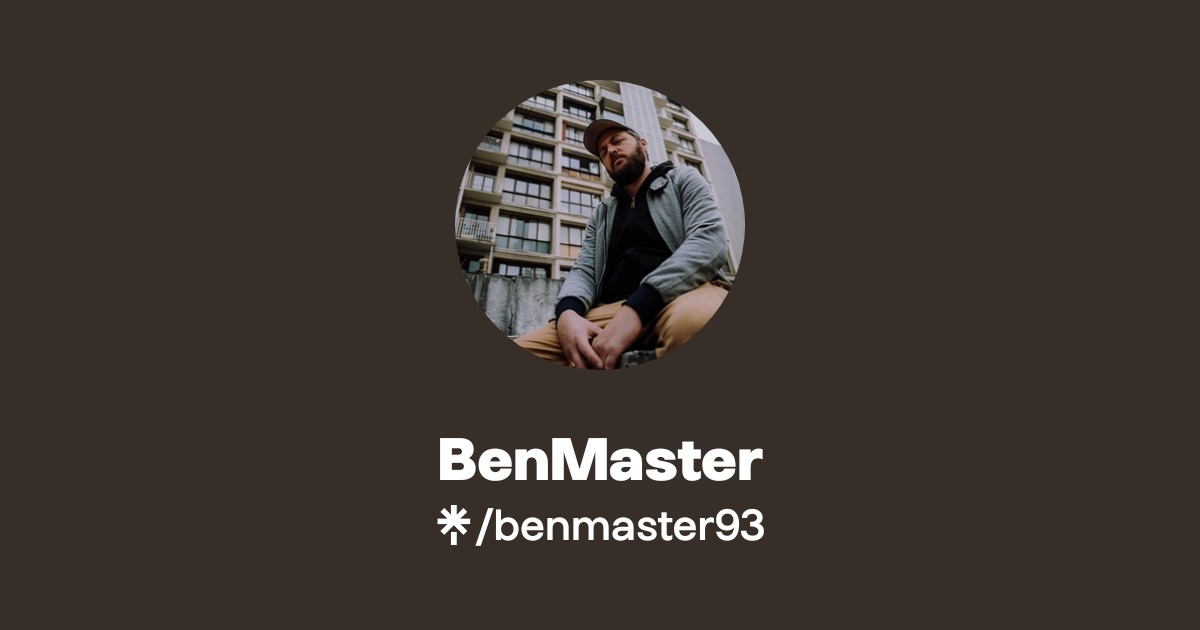 Ben Masterman BenMaster | Instagram, Facebook | Linktree