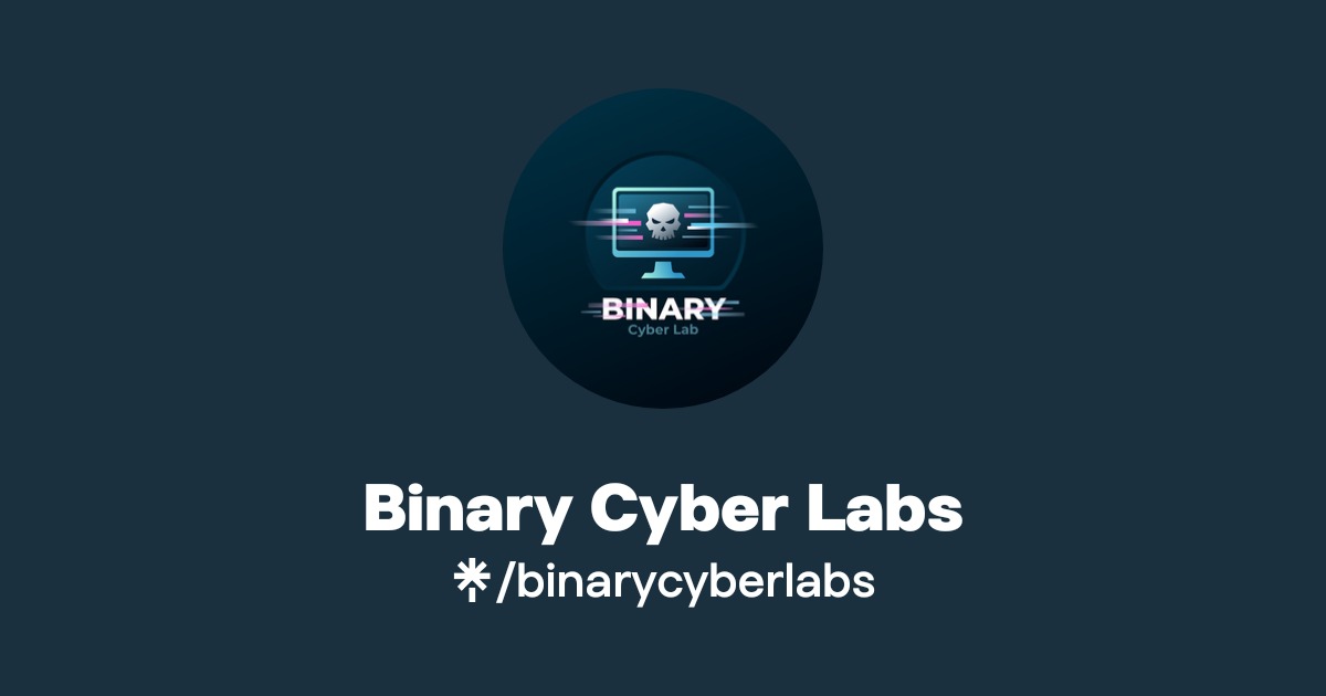 Binary Cyber Labs | Instagram, Facebook | Linktree