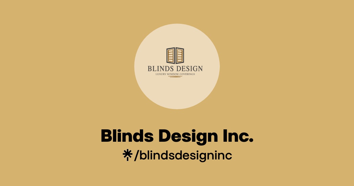 Custom Threading Inc Blinds Design Inc. Official: Instagram, X | Linktree