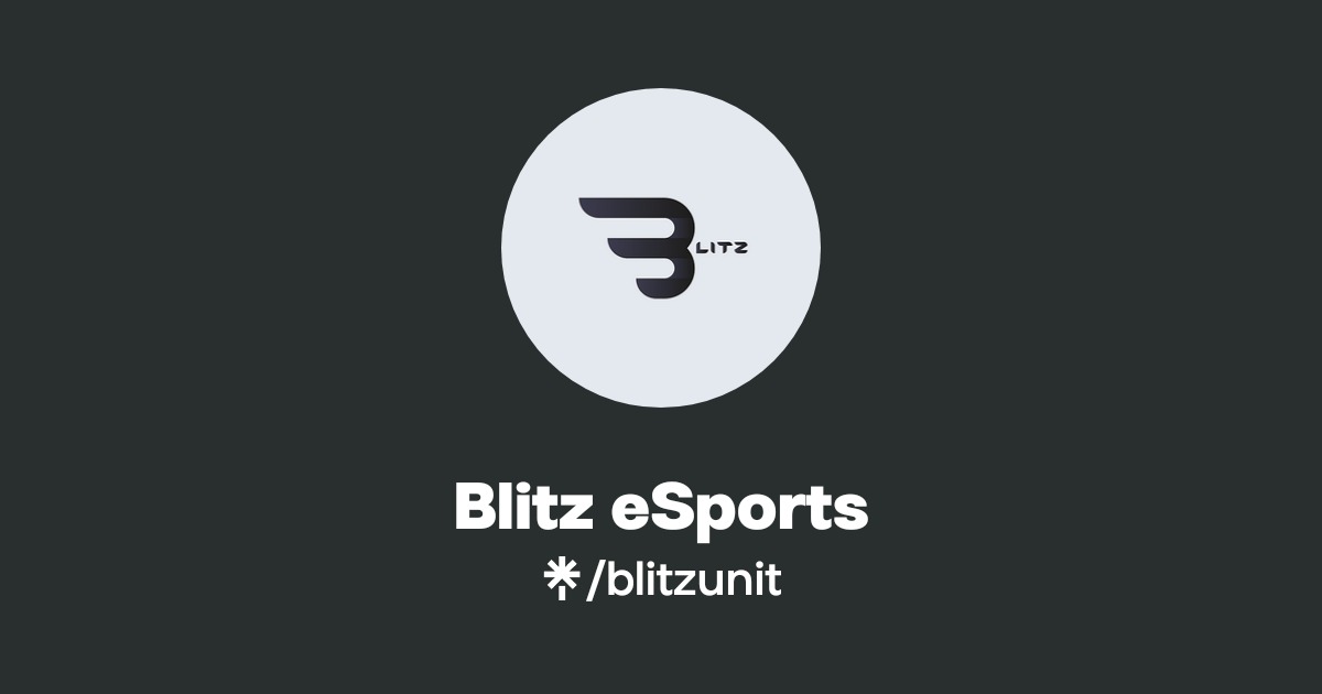 Blitz eSports | Twitter, Instagram | Linktree