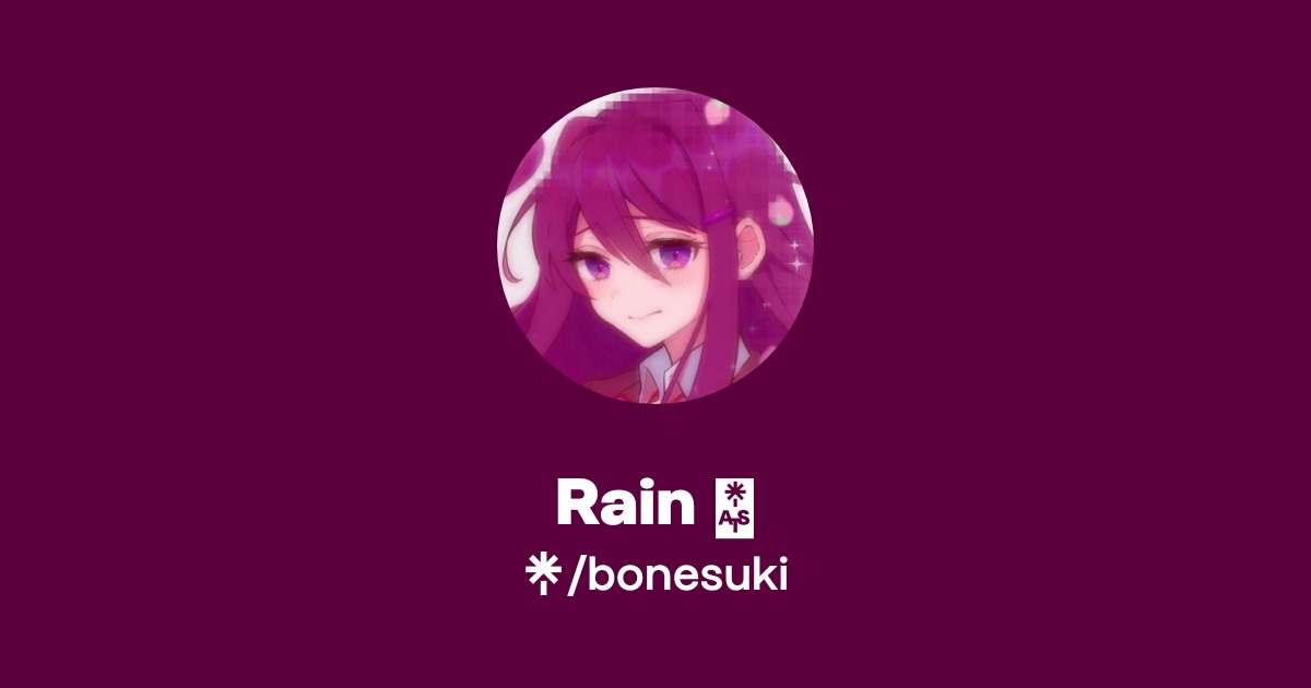 Rain 💕 | Instagram, TikTok | Linktree