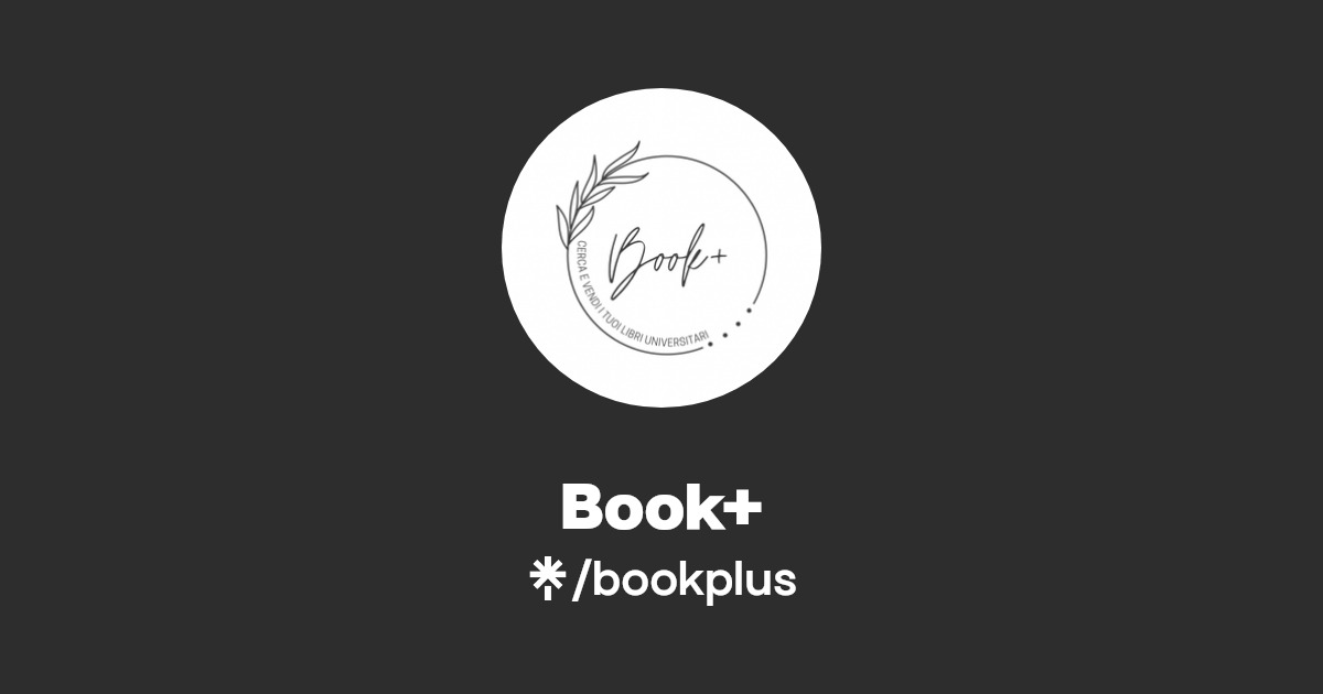 Book+ Official: Instagram, Facebook | Linktree