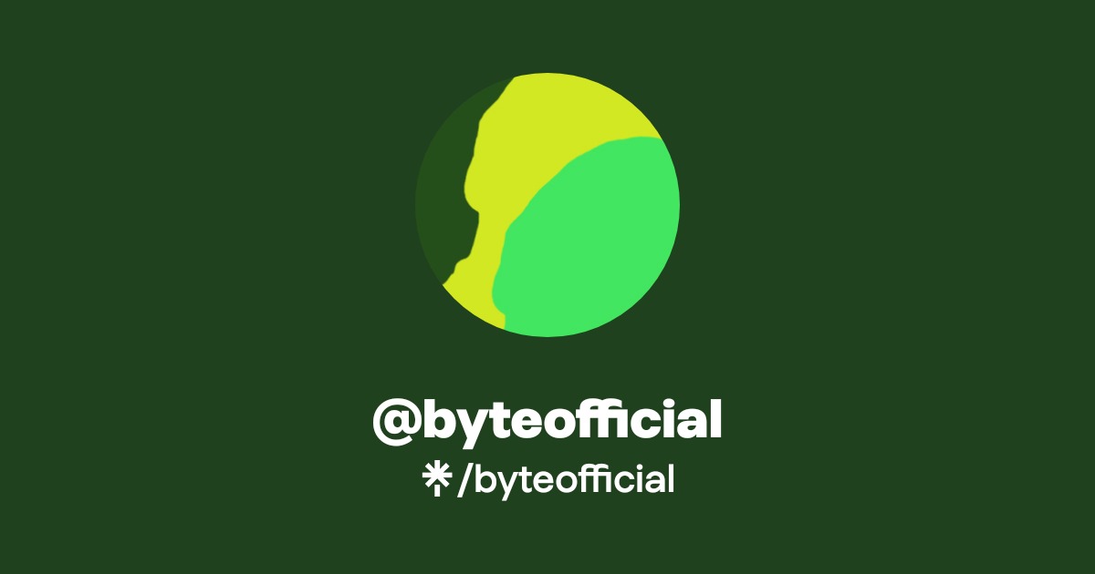 byteofficial Official: TikTok, Instagram, Facebook | Linktree