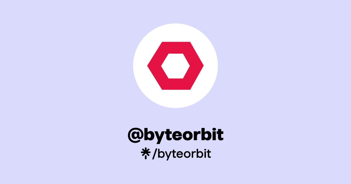 byteorbit | Facebook | Linktree