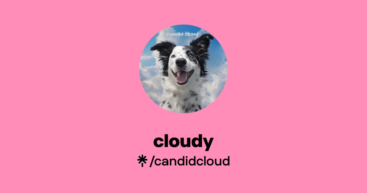 cloudy Official: TikTok | Linktree
