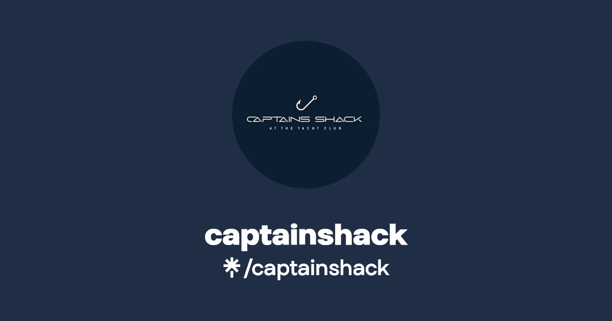 captainshack | Instagram, Facebook | Linktree