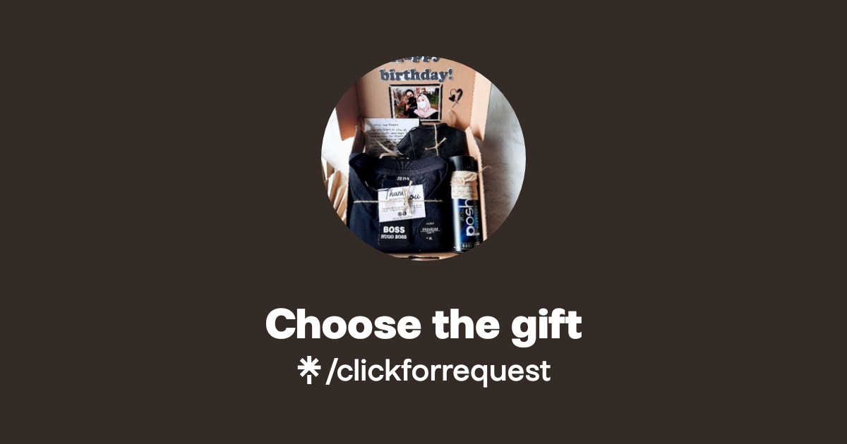 Choose the gift | Facebook | Linktree