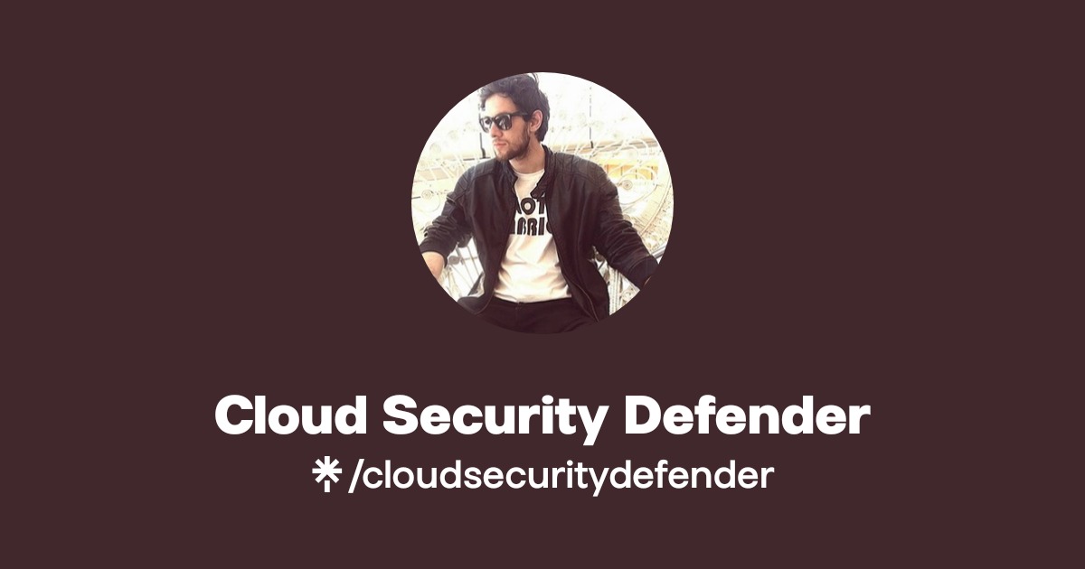 Cloud Security Defender | Instagram, Facebook, TikTok | Linktree