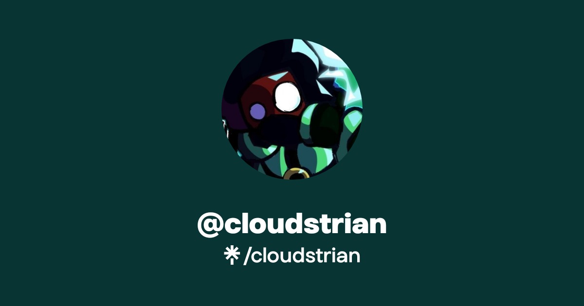cloudstrian | Twitter, Instagram | Linktree