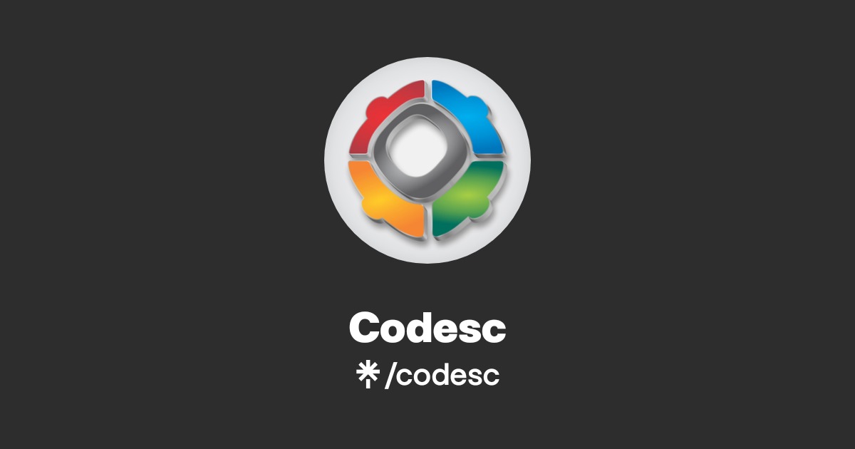 Codesc | Instagram, Facebook | Linktree