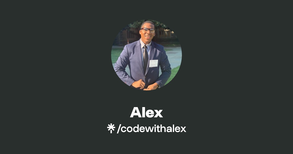 Alex | Twitter | Linktree