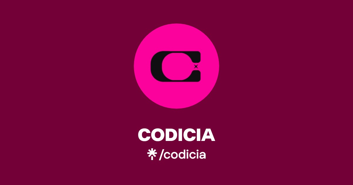 CODICIA Official: TikTok, Instagram | Linktree