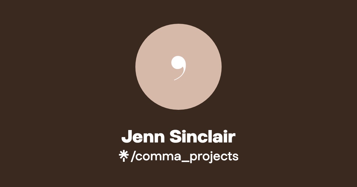 Jenn Sinclair | Instagram | Linktree