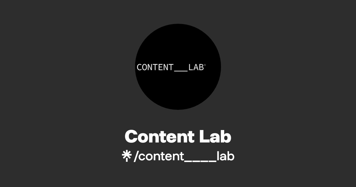Content Lab | Instagram | Linktree
