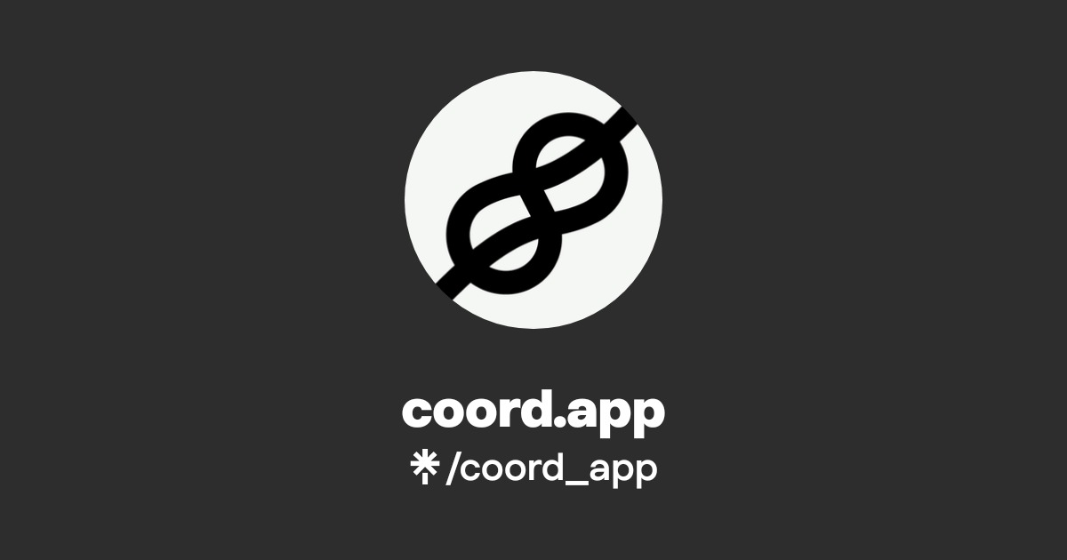 coord.app | TikTok | Linktree