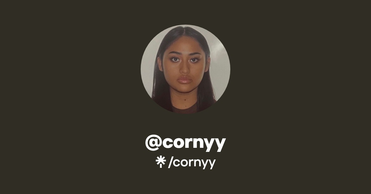 cornyy | Instagram, TikTok | Linktree